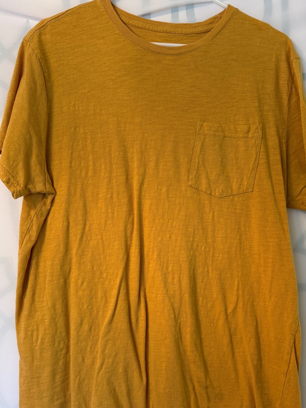 Goodfellow & Co Mustard Yellow Short-Sleeve Pocket Tee